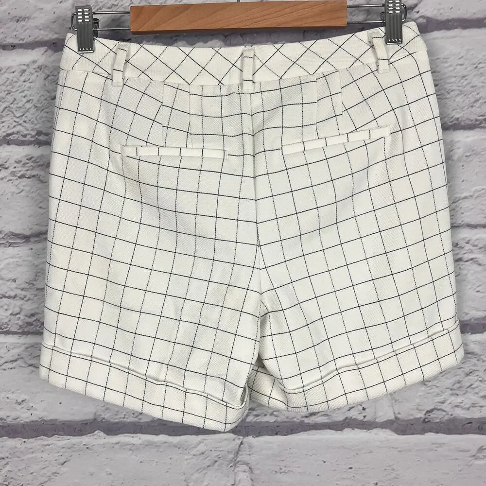 White House Black Market Womens 0‎ Old Money Preppy Light Academia Cuffed Short